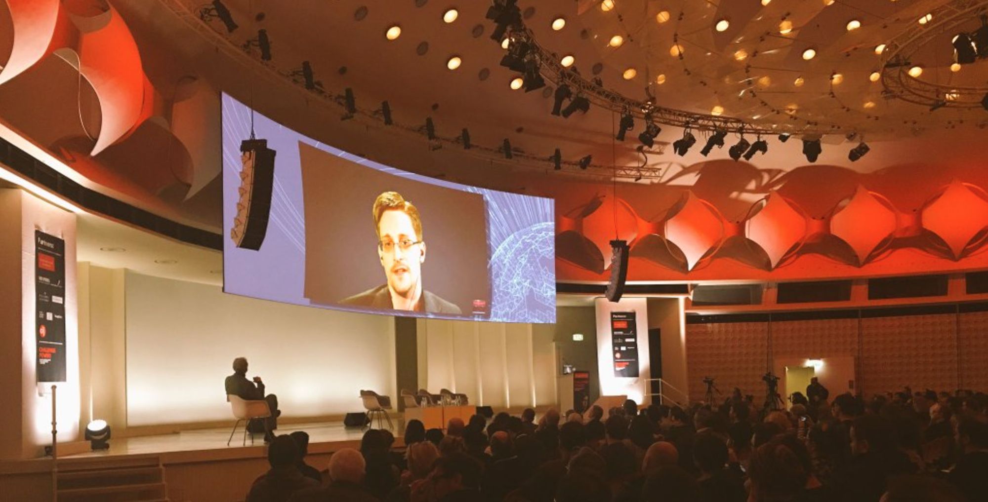 Edward Snowden: ‘we must seize the means of communication’ to protect basic freedoms